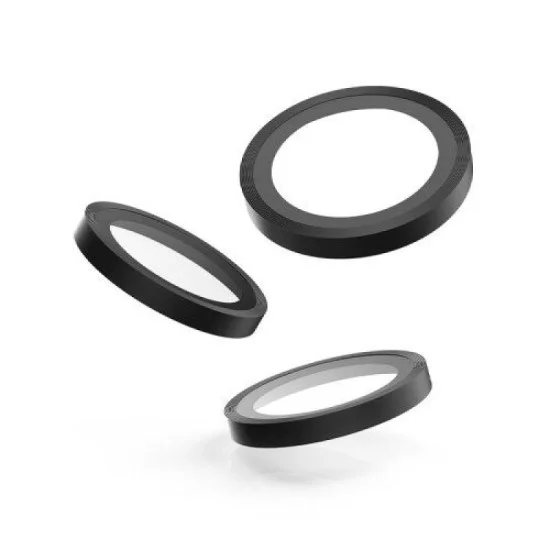 BodyGuardz Pure 3 Individual Camera Lens Protector for iPhone 17 Pro & 17 Pro Max - Black